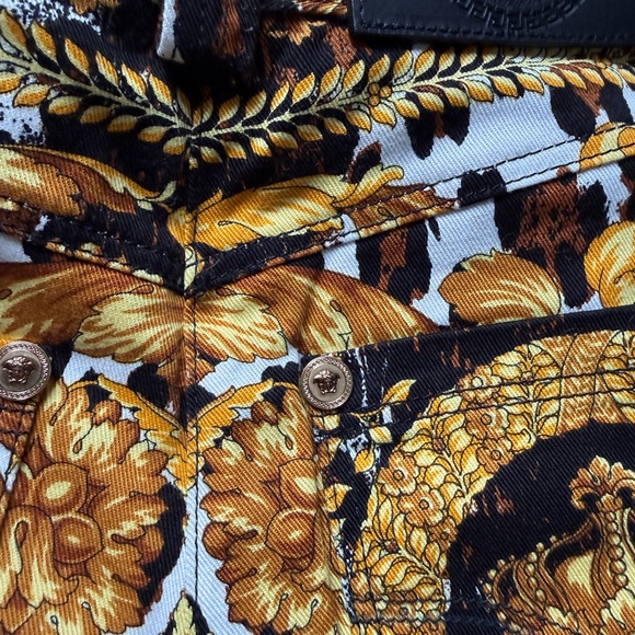 Versace tribute wild baroque SS 1992 collection jeans - Picture 10 of 12
